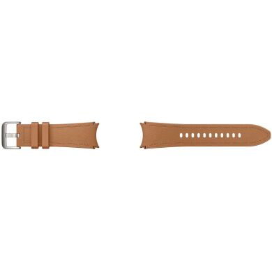 Оригінальний ремінець Hybrid Eco-Leather Band (S/M) для Samsung Galaxy Watch 4 / 4 Classic / 5 / 5 Pro / 6 / 6 Classic (ET-SHR95SDEGEU) - Camel