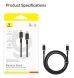 Кабель Baseus Dura Series Type-C to Type-C (100W, 1m) P10377803U01-00 - Black / Gold