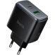 Мережевий зарядний пристрій Hoco C158A Upgrade PD45W + QC3.0 - Black