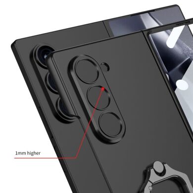Защитный чехол GKK Ring Shell для Samsung Galaxy Fold 6 - Black