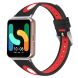 Ремінець Deexe Holes Design для Samsung Galaxy Fit 3 - Black / Red