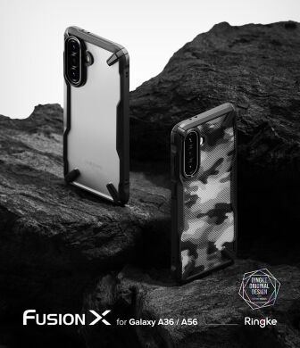 Захисний чохол Ringke Fusion X для Samsung Galaxy A36 (A366) / A56 (A566) 8800293852216 - Black