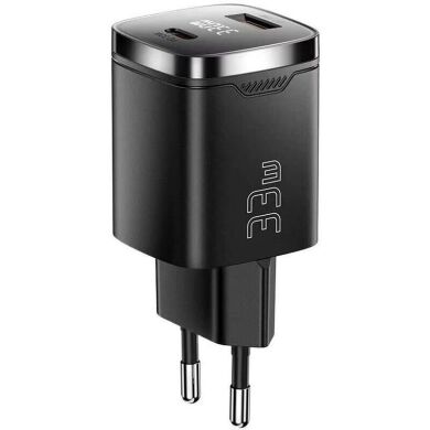 Мережевий зарядний пристрій ESSAGER Gamet 33W GaN C+U (ECT33W-GMB01-Z) - Black