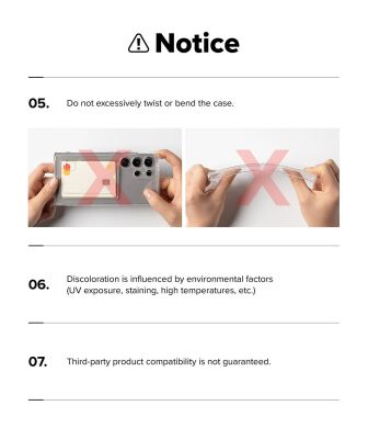 Защитный чехол Ringke Fusion Card для Samsung Galaxy S26 (S942) 8800328815551 - Clear