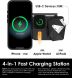 Беспроводное зарядное устройство AULUMU M01 Charging Station 4 in 1 - Black. Фото 12 из 13