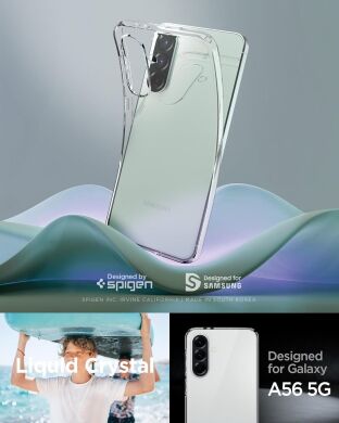 Захисний чохол Spigen (SGP) Liquid Crystal для Samsung Galaxy A56 (A566) ACS09296 - Crystal Clear