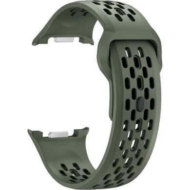 Ремешок KALEBOL Hole Design для Samsung Galaxy Watch 8 (40/44mm) / 8 Classic - Army Green