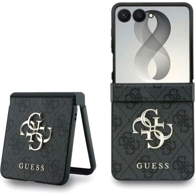 Защитный чехол Guess Big 4G Logo для Samsung Galaxy Flip 8 (GUHCZF84GMGGR) - Black