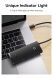USB HUB Baseus Lite Series 4 in 1 USB HUB Adapter (1m) WKQX030101 - Black. Фото 24 из 27