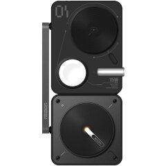 Беспроводное зарядное устройство AULUMU M01 Charging Station 4 in 1 - Black