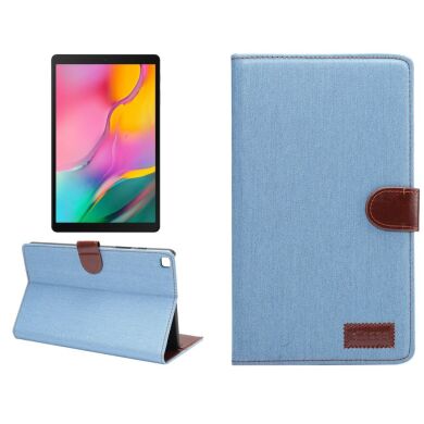 Чохол Deexe Jeans Style для Samsung Galaxy Tab A7 Lite (T220/T225) - Baby Blue