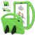 Чехол Deexe KickStand Cover для Samsung Galaxy Tab A9 / Tab A11 (Х130/135/X110/115) - Green