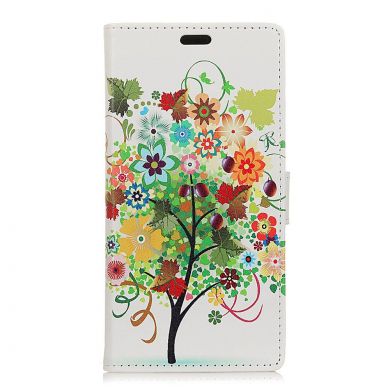 Чохол Deexe Life Style Wallet для Samsung Galaxy A7 2018 (A750), Flowers Tree with Fruits