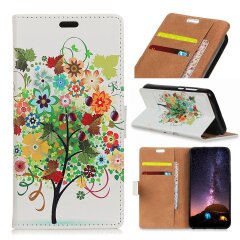 Чохол Deexe Life Style Wallet для Samsung Galaxy A7 2018 (A750), Flowers Tree with Fruits