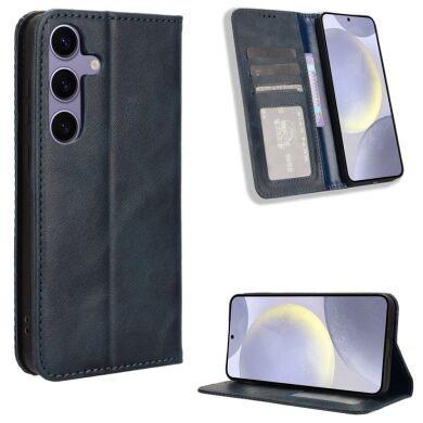 Чохол Deexe Retro Style для Samsung Galaxy S26 Plus (S947) - Blue