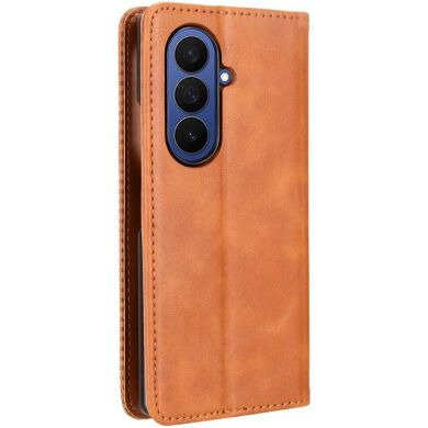 Чехол Deexe Retro Style (FF) для Samsung Galaxy Fold 8 Ultra - Brown