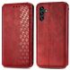 Чехол Deexe Rhombus Wallet для Samsung Galaxy A24 (A245) - Red. Фото 1 из 6