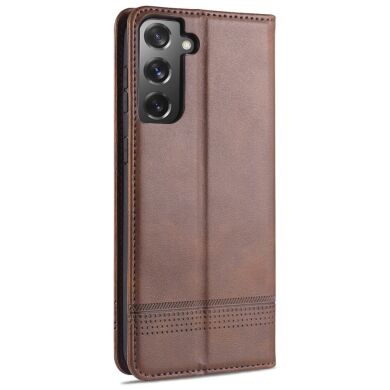 Чехол-книжка AZNS Classic Series для для Samsung Galaxy S21 (G991) - Coffee