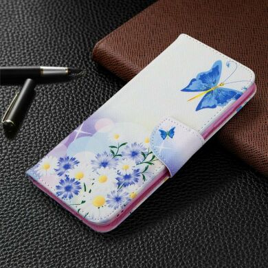 Чехол-книжка Deexe Color Wallet для Samsung Galaxy A11 (A115) / Galaxy M11 (M115) - Butterfly and Daisy