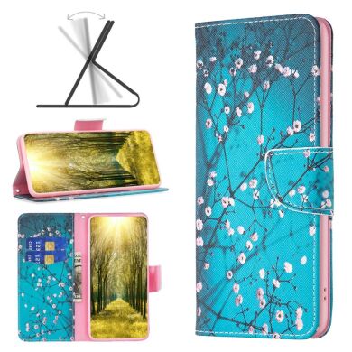 Чехол-книжка Deexe Color Wallet для Samsung Galaxy A35 (A356) - Plum Blossom