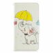 Чохол-книжка Deexe Color Wallet для Samsung Galaxy A40 (А405) - Elephant Holding an Umbrella