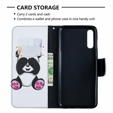 Чохол-книжка Deexe Color Wallet для Samsung Galaxy A70 (A705) - Cute Panda