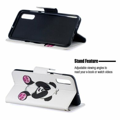 Чохол-книжка Deexe Color Wallet для Samsung Galaxy A70 (A705) - Cute Panda