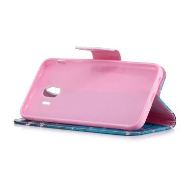 Чехол-книжка Deexe Color Wallet для Samsung Galaxy J4 2018 (J400) - Apricot Tree