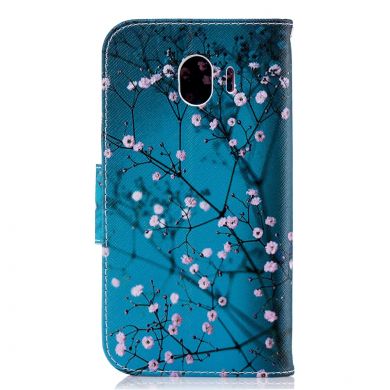 Чехол-книжка Deexe Color Wallet для Samsung Galaxy J4 2018 (J400) - Apricot Tree