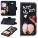 Чохол-книжка Deexe Color Wallet для Samsung Galaxy J4+ (J415) - Kiss My Ass