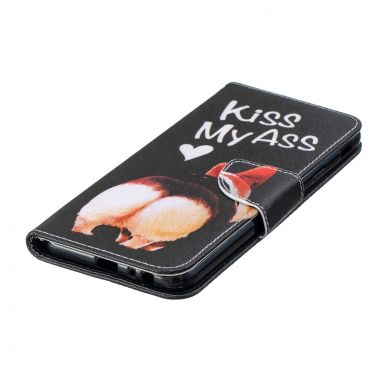 Чохол-книжка Deexe Color Wallet для Samsung Galaxy J4+ (J415) - Kiss My Ass