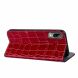 Чехол-книжка Deexe Glittery Crocodile для Samsung Galaxy M10 (M105) - Red
