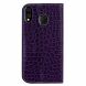 Чохол-книжка Deexe Glittery Crocodile для Samsung Galaxy M20 (M205), Purple