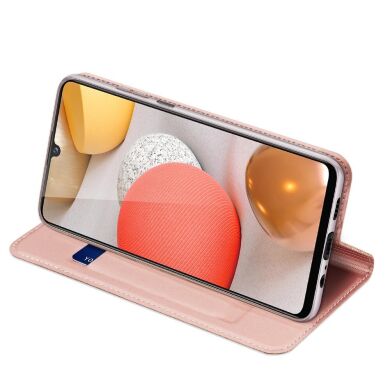 Чехол-книжка DUX DUCIS Skin Pro для Samsung Galaxy A12 (A125) / A12 Nacho (A127) / M12 (M127) - Rose Gold