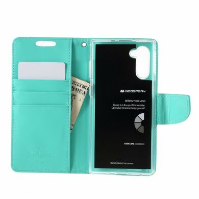 Чохол-книжка MERCURY Bravo Diary для Samsung Galaxy Note 10 (N970) - Cyan
