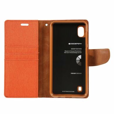 Чохол-книжка MERCURY Canvas Diary для Samsung Galaxy A10 (A105) - Orange