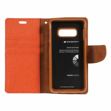 Чехол-книжка MERCURY Canvas Diary для Samsung Galaxy S10e (G970) - Orange