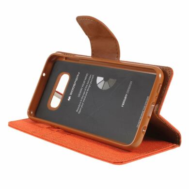 Чехол-книжка MERCURY Canvas Diary для Samsung Galaxy S10e (G970) - Orange