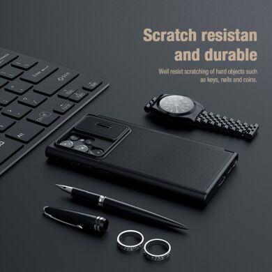 Чехол-книжка NILLKIN Qin Pro для Samsung Galaxy S23 Ultra (S918) - Black