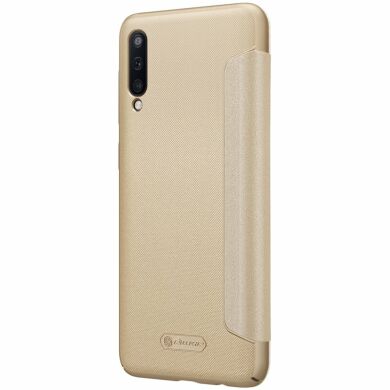 Чехол-книжка NILLKIN Sparkle Series для Samsung Galaxy A50 (A505) - Gold