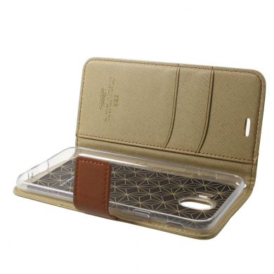 Чехол-книжка ROAR KOREA Cloth Texture для Samsung Galaxy J4 2018 (J400) - Khaki