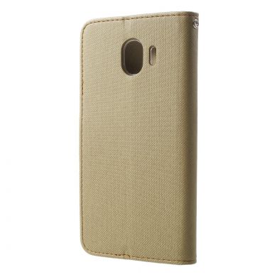 Чехол-книжка ROAR KOREA Cloth Texture для Samsung Galaxy J4 2018 (J400) - Khaki
