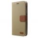 Чехол-книжка ROAR KOREA Cloth Texture для Samsung Galaxy J4 2018 (J400) - Khaki. Фото 2 из 6