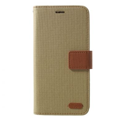 Чехол-книжка ROAR KOREA Cloth Texture для Samsung Galaxy J4 2018 (J400) - Khaki
