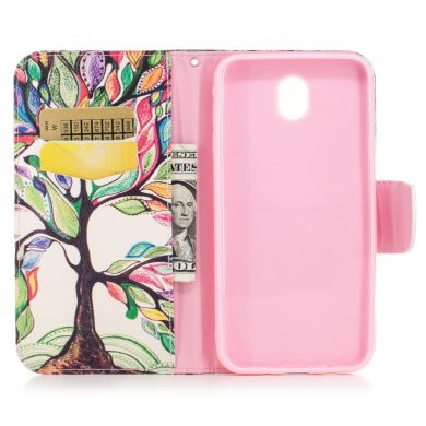 Чехол-книжка UniCase Color Wallet для Samsung Galaxy J5 2017 (J530) - Colorful Tree