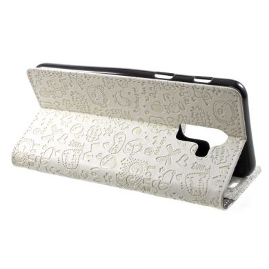 Чехол-книжка UniCase Graffiti Pattern для Samsung Galaxy J8 2018 (J810) - White