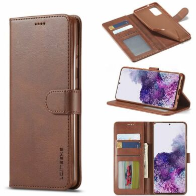 Чохол LC.IMEEKE Wallet Case для Samsung Galaxy A51 (А515) - Coffee