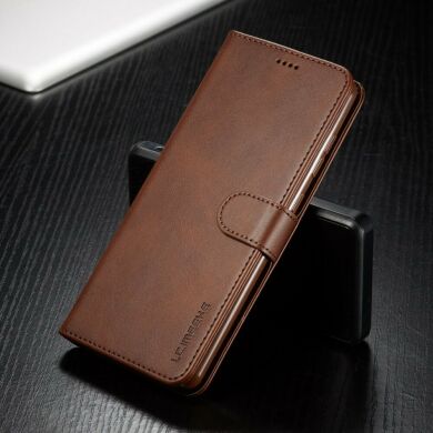 Чехол LC.IMEEKE Wallet Case для Samsung Galaxy A51 (А515) - Coffee