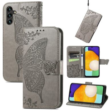 Чехол UniCase Butterfly Pattern для Samsung Galaxy A13 5G (A136) / A04s (A047) - Grey