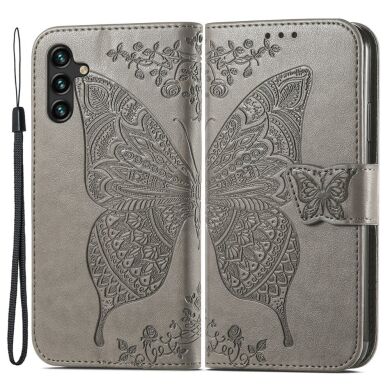 Чехол UniCase Butterfly Pattern для Samsung Galaxy A13 5G (A136) / A04s (A047) - Grey